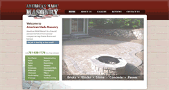 Desktop Screenshot of americanmademasonry.com